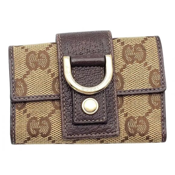Gucci Canvas Leather Key Case - Picture 1 of 11